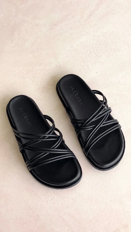 Sol Sana St Tropez Footbed - Black