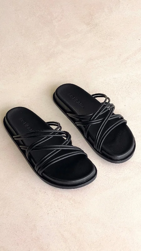 Sol Sana St Tropez Footbed - Black